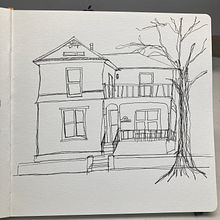 My project for course: Expressive Architectural Sketching with Colored Markers. Projekt z dziedziny Sketching,  R, sunek,  R, sunek architektoniczn, Sketchbook,  R i sunek atramentem użytkownika Michelle Constantinescu - 23.12.2022