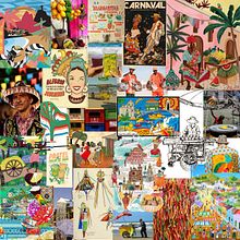 Brasilidade, comportamentos, pessoas, fauna e flora de um país.. Een project van Patroonontwerp,  Modeontwerp y Printen van Thais Narciso - 23.12.2022