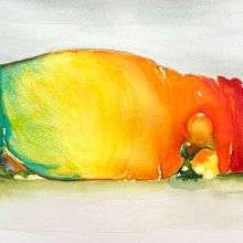 Watercolor Magnolia. Pintura projeto de Buffy Weiss - 23.12.2022