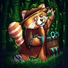 Mi proyecto del curso: Ilustración de animales fantásticos en Procreate. Traditional illustration, Character Design, Drawing, Digital Illustration, Stor, telling, and Narrative project by César José Vilchez Aguilar - 12.23.2022