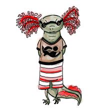 My project for course: Anthropomorphic Character Creation. Un proyecto de Ilustración tradicional, Diseño de personajes, Dibujo, Ilustración digital y Pintura a la acuarela de Masha Fedotov - 24.12.2022