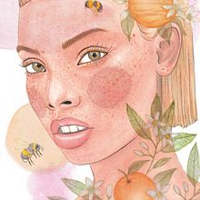 Mi proyecto del curso: Retrato ilustrado en acuarela. Projekt z dziedziny Trad, c, jna ilustracja,  Sztuki piękne,  Malarstwo,  R, sunek, Malowanie akwarelą, Portret,  R, sunek art, st i czn użytkownika Mayte Sánchez García - 24.12.2022