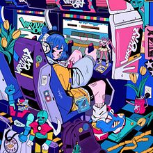 Ilustración Arcade. Un progetto di Illustrazione tradizionale di Marta Zambudio Lopez - 24.12.2022