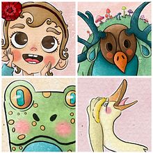 "Alda and the Crew". Traditional illustration, Animation, Character Design, Video Games, and Game Design project by Buse Ergül Kargı - 12.24.2022