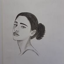 My project for course: Stylish Illustrated Portraits with Mixed Media - @karen_klassen. Traditional illustration, Fine Arts, Digital Illustration, Acr, and lic Painting project by Marcela Boeing Silva - 12.26.2022