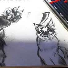 Charcoal test. Un proyecto de Ilustración tradicional de Snowberry Icesilk - 25.12.2022