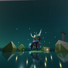 Mi proyecto del curso: Modelado de personajes low poly para videojuegos. 3D, 3D Modeling, Video Games, 3D Character Design, and Game Design project by pablofestey - 12.25.2022