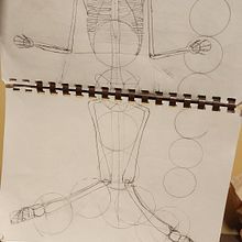 Mi proyecto del curso: Dibujo anatómico para principiantes. Fine Arts, Sketching, Pencil Drawing, Drawing, Realistic Drawing, and Figure Drawing project by Fidel Ernesto Vargas Rodriguez - 12.24.2022