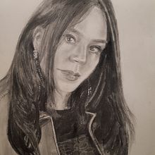 My project for course: Realistic Portrait with Graphite Pencil. Ilustração tradicional, Artes plásticas, Esboçado, Desenho a lápis, Desenho, Desenho de retrato, Desenho realista, Desenho artístico, e Desenho anatômico projeto de talya8615 - 26.12.2022