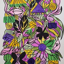 Mi proyecto del curso: Ilustración manual inspirada en técnicas digitales. Un projet de Illustration traditionnelle, Dessin au cra, on, Dessin , et Carnet de croquis de Aleshka - 26.12.2022