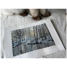 My project for course: Landscape Painting with Gouache for Beginners. Projekt z dziedziny  Sztuki piękne,  Malarstwo, Ilustracja naturalist, czna i Malowanie gwaszami użytkownika Daria - 26.12.2022
