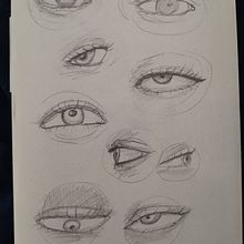 My project for course: Portrait Sketchbooking: Explore the Human Face. Sketching, Drawing, Portrait Drawing, Artistic Drawing, and Sketchbook project by cg872003 - 12.26.2022