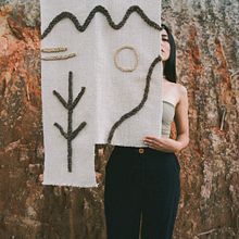 Mi proyecto del curso: Diseño de tejido artesanal con texturas en relieve. Een project van Ontwerp van accessoires, Craft,  Interieurdecoratie,  Interieur, Textiel, Weven y Textielontwerp van Daniela Godoy Lobato - 26.12.2022