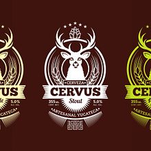 Branding cerveza artesanal Cervus. Un proyecto de Br, ing e Identidad, Diseño gráfico y Packaging de Alfonso Castro - 26.12.2022