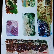 Meu projeto do curso: Pintura de paisagens fantásticas com aquarela e guache. Fine Arts, Painting, Watercolor Painting, Naturalistic Illustration, and Gouache Painting project by lohemanuelle09 - 12.26.2022
