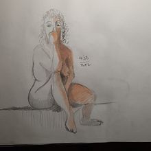Modèles vivants Anatomie Artistique. Un proyecto de Diseño de personajes, Cómic, Animación de personajes, Dibujo a lápiz, Dibujo realista, Dibujo artístico y Dibujo anatómico de ALAIN JULIEN BENITEZ - 20.12.2022
