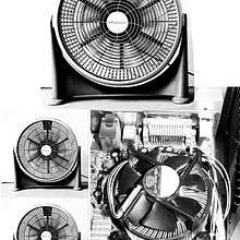 Diseño/Técnicas gráficas - Objeto: Ventilador. Design, Traditional illustration, and Fine Arts project by Lusha Lusha - 04.20.2021
