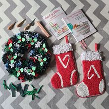 My project for course: Rag Rugging for Beginners: Make Textile Home Decorations. Projekt z dziedziny Projektowanie dodatków, Craft,  Dekoracja wnętrz,  Tkactwo, Wzornictwo tekst i liów użytkownika Anna Goliak - 27.12.2022