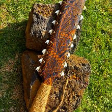 Leiomano (Hawaiian Shark Tooth Clubs). Woodworking project by Kyle Peacock - 12.28.2022