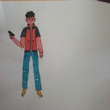 Mi proyecto del curso: Dibujo de personajes manga desde cero. Un proyecto de Ilustración tradicional, Diseño de personajes, Cómic, Dibujo a lápiz, Dibujo y Manga de Vanesa Dlc - 28.12.2022