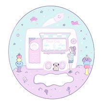 Mon projet du cours : Univers kawaii : créez des illustrations pleines de joie. Projekt z dziedziny Projektowanie postaci, Ilustracja c, frowa i Manga użytkownika so_lae - 28.12.2022