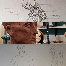 Anatomía 1º Animación . Un proyecto de Dibujo anatómico y Escultura de María González Marín - 28.12.2022