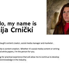 My project for course: Authentic Personal Branding: Develop Your Freelance Career . % lidijac tarafından hazırlanan Pazarlama, Sos, al Med, a, Dijital Pazarlama, Instagram Pazarlaması, Markalaşma ve Kimlik, Ve Grafik Tasarım projesi - 12.28.2022