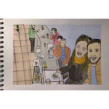 Bares, qué lugares. Traditional illustration project by Julia Carrillo Marín - 12.28.2022
