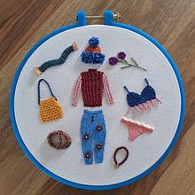 Mi proyecto del curso: Bordado con textura: combina puntadas y mostacillas . Un progetto di Design di accessori, Costume design, Artigianato, Ricamo, Fiber Art, Teoria del colore e Textile Design di dianabravo68 - 29.12.2022