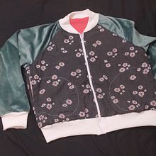 My project for course: Make and Customize Your First Bomber Jacket. Fashion Design, Sewing, Patternmaking, and Dressmaking project by Tehila Bar - 12.30.2022
