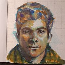 My project for course: Artistic Portrait with Watercolors. Fine Arts, Painting, Watercolor Painting, and Portrait Drawing project by janetlevrel - 12.30.2022