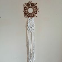 Mi proyecto del curso: Macramé: nudos básicos y complejos. Accessor, Design, Interior Design, Decoration, Fiber Arts, Macramé, and Textile Design project by geldueik - 12.27.2022
