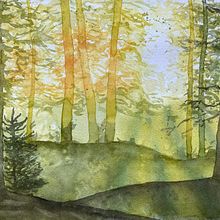 My project for course: Dreamy Watercolor Landscapes: Paint with Light. Painting, and Watercolor Painting project by Cindy Faulkner - 12.31.2022