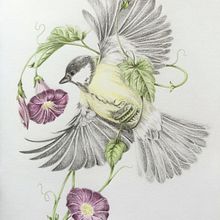 Mon projet du cours : Illustration surréaliste inspirée par la nature. Un projet de Illustration traditionnelle, Dessin au cra, on, Dessin, Dessin artistique, Illustration naturaliste, Dessin aux cra , et ons de couleur de mina_inverse - 31.12.2022