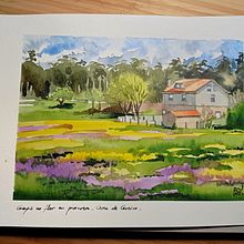 Mi proyecto del curso: Cuaderno de viaje en acuarela. Traditional illustration, Watercolor Painting, Architectural Illustration, and Sketchbook project by beatrizfferrin - 12.31.2022
