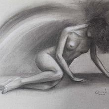Mi proyecto del curso: Dibujo contemporáneo de la figura humana: expresión y movimiento Ein Projekt aus dem Bereich Traditionelle Illustration, Bildende Künste, Zeichnung, Artistische Zeichnung, Malerei mit Acr, l und Anatomische Zeichnung von Oscar Acevedo - 31.12.2022