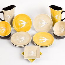 StichedBird Products. Un progetto di Illustrazione tradizionale, Interior Design, Cucito e Ceramica di Whitney Sherman - 01.01.2023