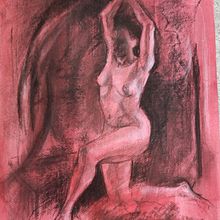 My project for course: Contemporary Drawing of the Human Figure. Projekt z dziedziny Trad, c, jna ilustracja,  Sztuki piękne,  R, sunek,  R, sunek art, st, czn, Malarstwo akr, lowe, R i sunek anatomiczn użytkownika claireozzyrich - 01.01.2023