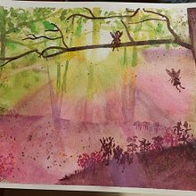 My project for course: Dreamy Watercolor Landscapes: Paint with Light. Painting, and Watercolor Painting project by Erin Dalton - 01.17.2023