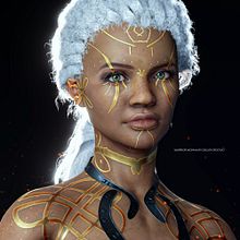 WARRIOR WOMAN 3D BY OSCAR CREATIVO. 3D, 3D Animation, 3D Modeling, 3D Character Design, 3D Design, 3D Lettering, Traditional illustration, Advertising, Video Games, To, Design, Design, Digital Illustration, and Digital Design project by Oscar Creativo - 01.02.2023