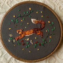 Mi proyecto del curso: Bordado con needle painting: recrea la belleza de la vida salvaje. Un progetto di Illustrazione tradizionale, Ricamo e Textile Design di Paula M. Lira Eyzaguirre - 31.12.2022