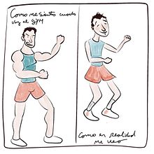 Cuando voy al GYM. Traditional illustration, Comic, Pencil Drawing, Drawing, and Narrative project by Sergio Murillo - 12.31.2022