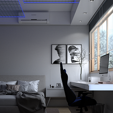 Bedroom. Architecture project by Thiago Moulaz - 01.03.2023