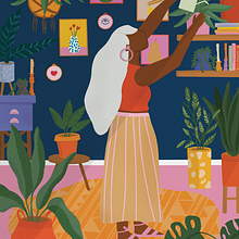 Mi proyecto del curso: Ilustración digital colorida en Procreate. Traditional illustration, Drawing, Digital Illustration, and Digital Drawing project by selva germoglio - 01.03.2023