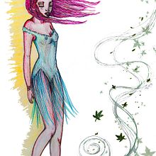 Ilustración para un poema. Un progetto di Illustrazione tradizionale, Disegno, Illustrazione con inchiostro e Illustrazione digitale di Nieves Ferragut - 03.01.2023