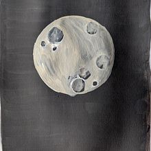 I wish I could capture the moon. Un projet de Peinture de lopez_aurelie - 03.01.2023