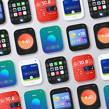 Apple Watch — UI/UX Design. Interactive Design, UX / UI, App Design, and Product Design project by Marko Shiba - 01.03.2023
