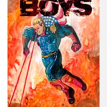 My course project: Homelander . Design de personagens, Comic, Desenho, e Pintura em aquarela projeto de Nico Benitez - 03.01.2023