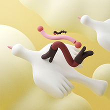 My project for course: Character and Setting Design with Cinema 4D and Octane. Traditional illustration, 3D, Art Direction, and 3D Character Design project by Holly Szczypka - 01.02.2023