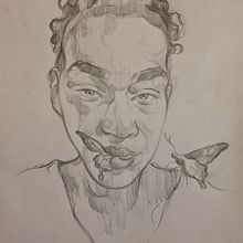 Meu projeto do curso: Sketchbook de retratos com lápis grafite. Sketching, Drawing, Portrait Drawing, and Sketchbook project by pauli olivier - 01.03.2023